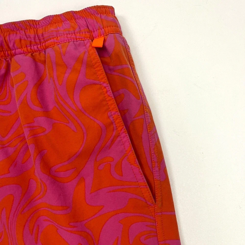 Psycho Bunny x Swims Swim‎ Shorts Pink Orange Mens XL Colorful Beach Pool *Flaw